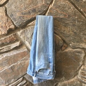 Madewell skinny skinny jeans in mazzy wash